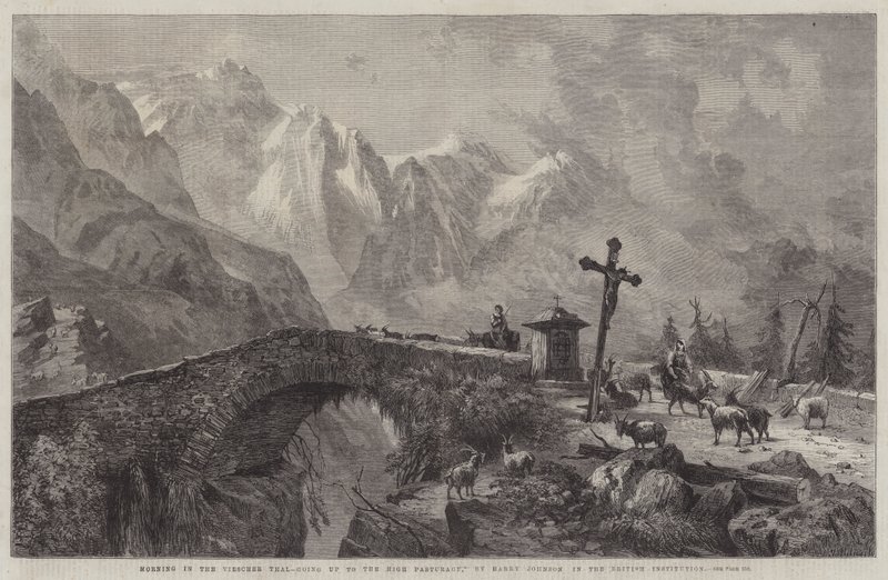 Mattina nella Viescher Thal, salendo verso l