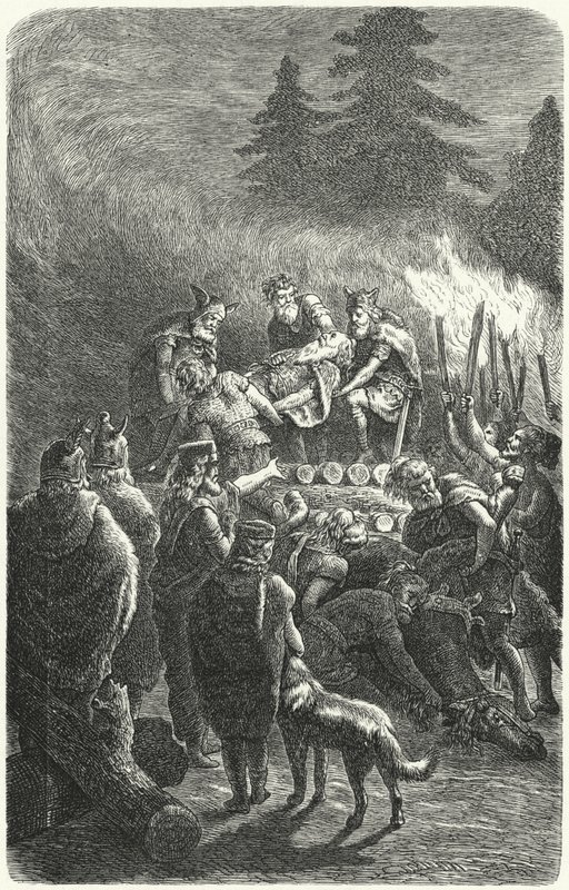 Funerale dei Suebi nell