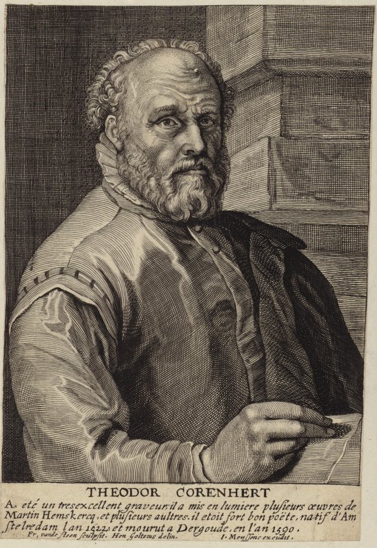 Ritratto di Theodore Cornhert da Hendrik Goltzius