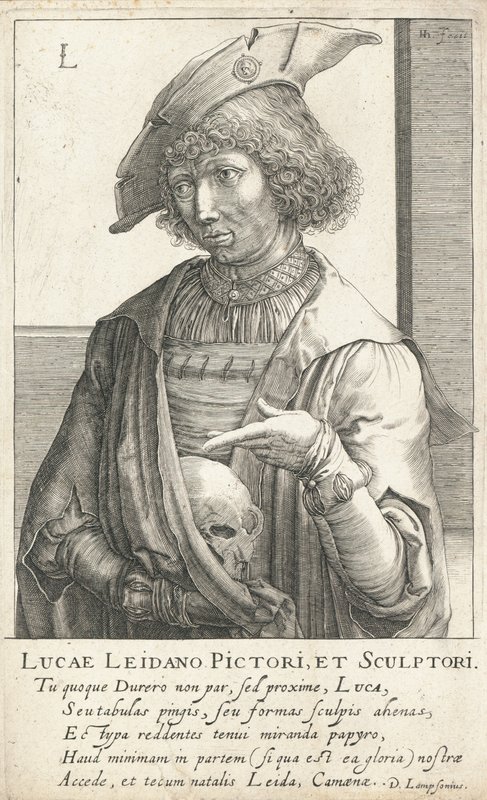 Lucas van Leyden, incisore e pittore olandese da Hendrik I Hondius
