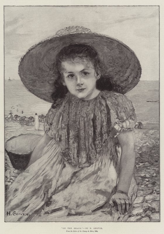 Sulla spiaggia da Henri Gervex