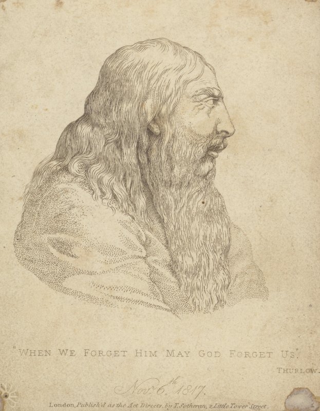 Re Giorgio III in vecchiaia, 1817 da Henri after Meyer