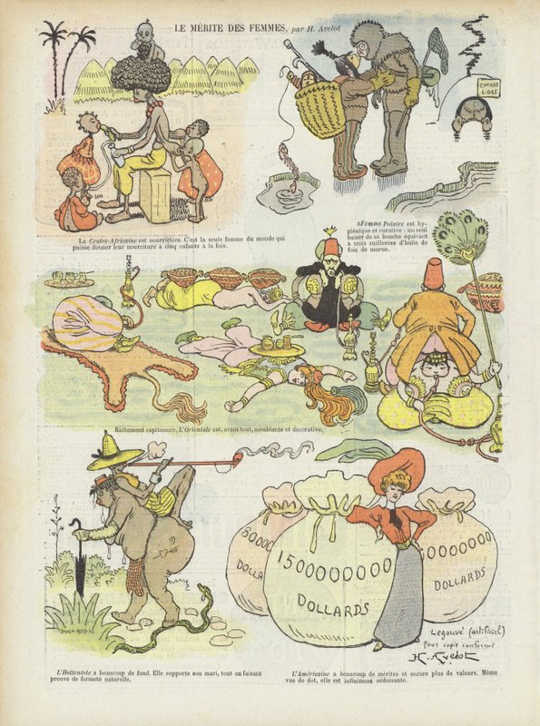 Illustrazione per Le Rire da Henri Avelot