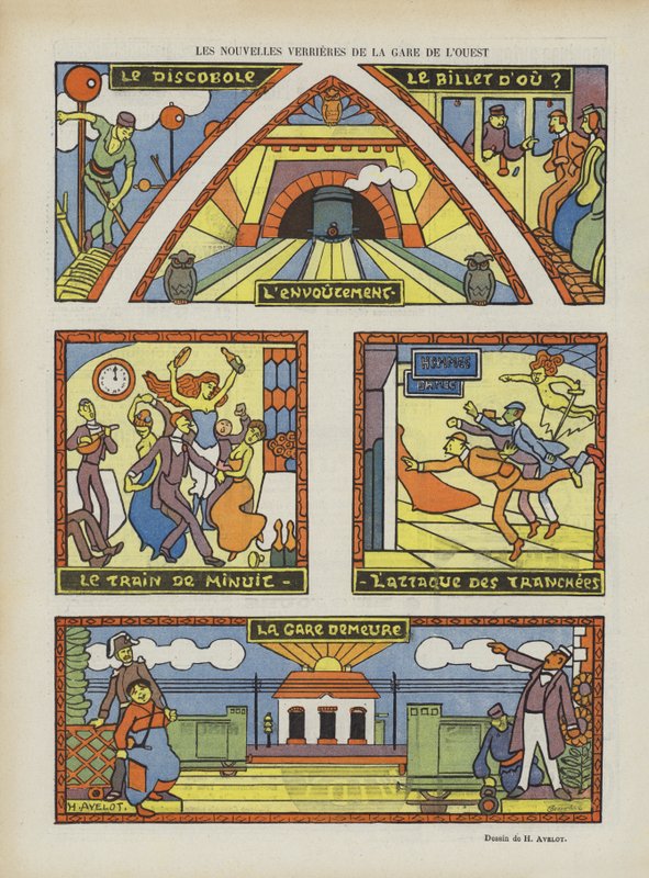 Illustrazione per Le Rire da Henri Avelot