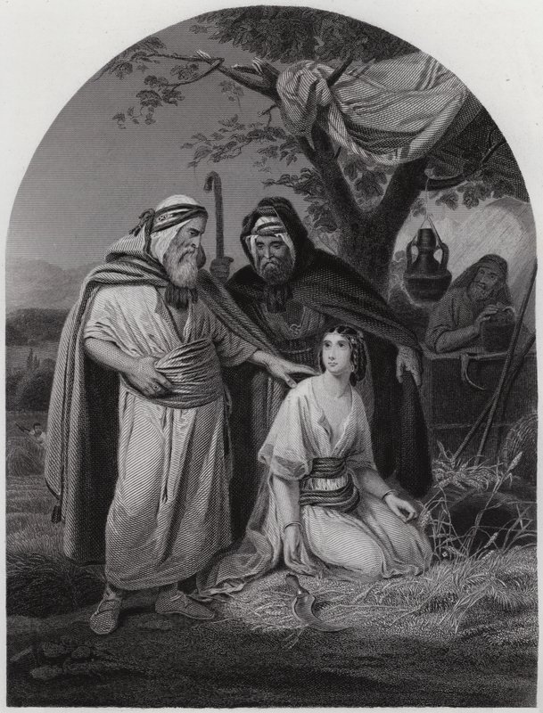 Boaz e Ruth da Henri Frederic (after) Schopin