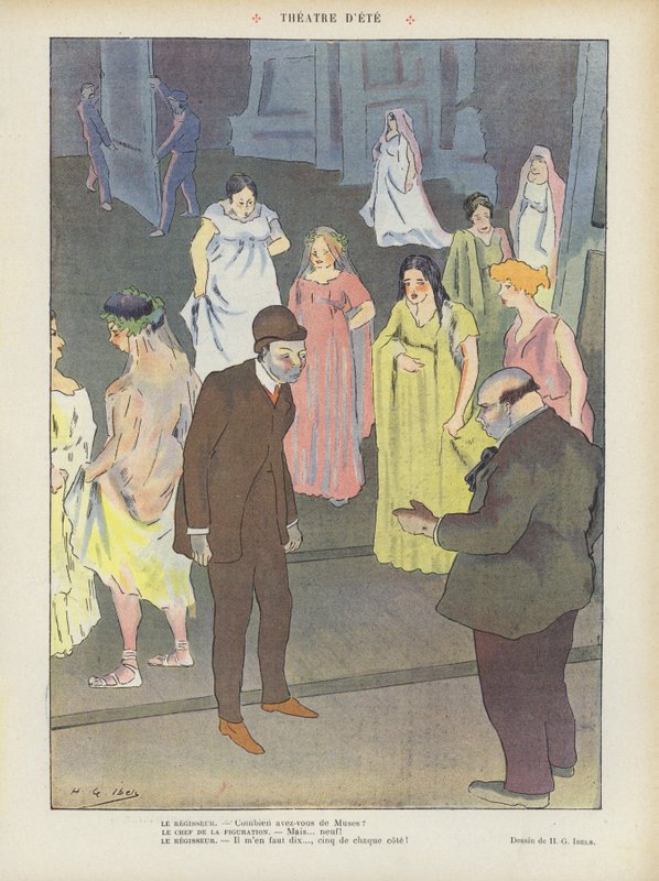 Illustrazione per Le Rire da Henri Gabriel Ibels
