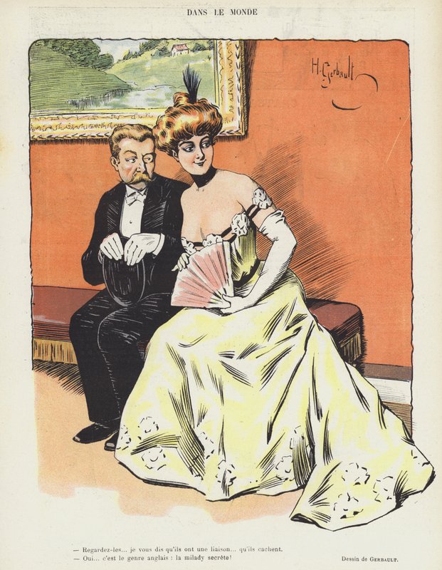 Illustrazione per Le Rire da Henri Gerbault
