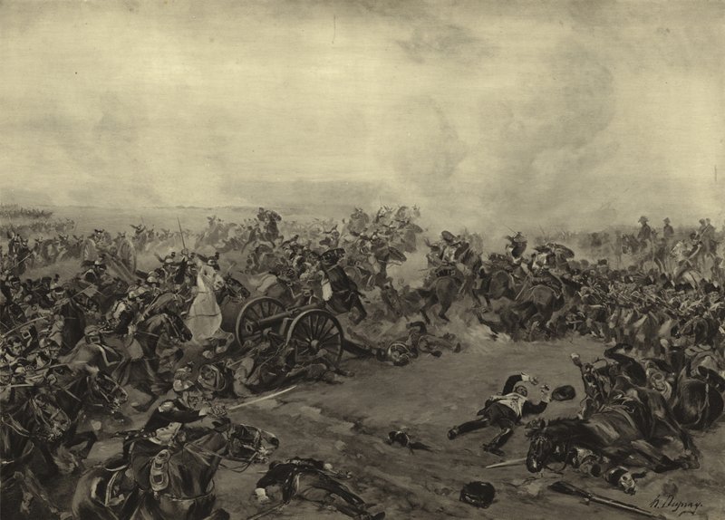 Battaglia di Waterloo, 1815 da Henri Louis Dupray