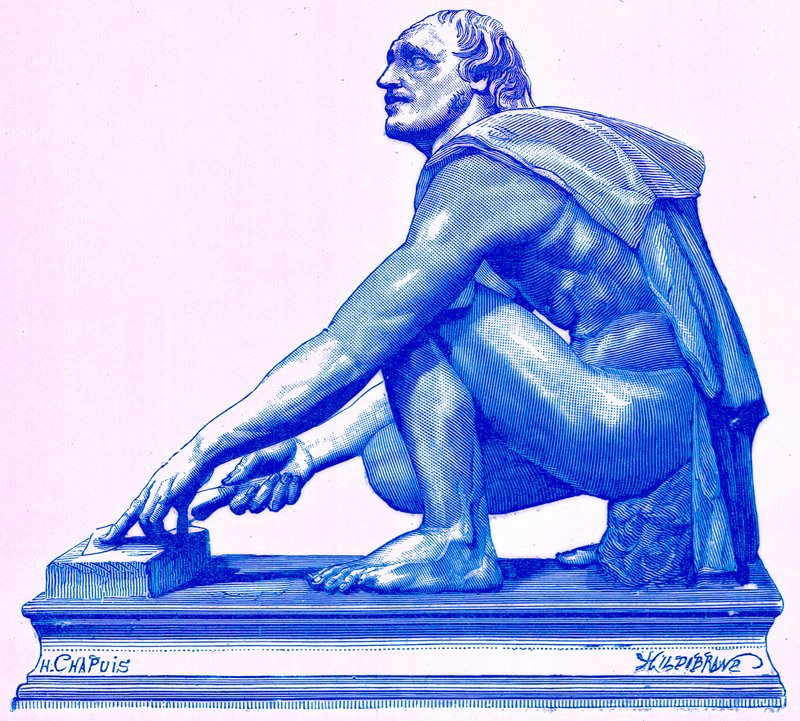 Il macinatore, illustrazione da 