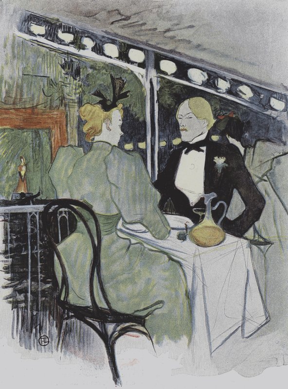 Illustrazione da Le Plaisir à Paris da Henri de Toulouse Lautrec