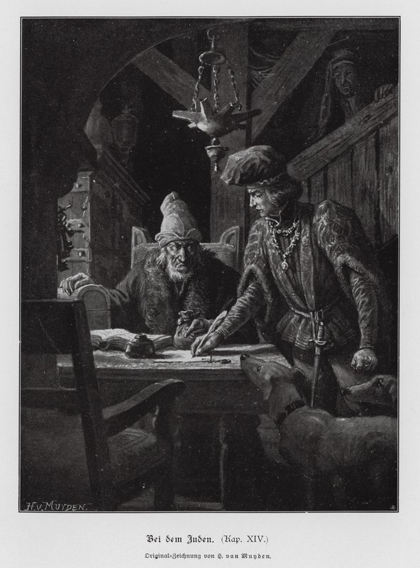 Usuraio ebreo da Henri van Muyden