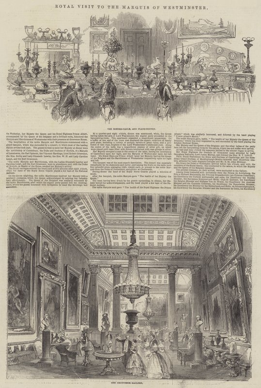 Visita reale al marchese di Westminster da Henry Anelay