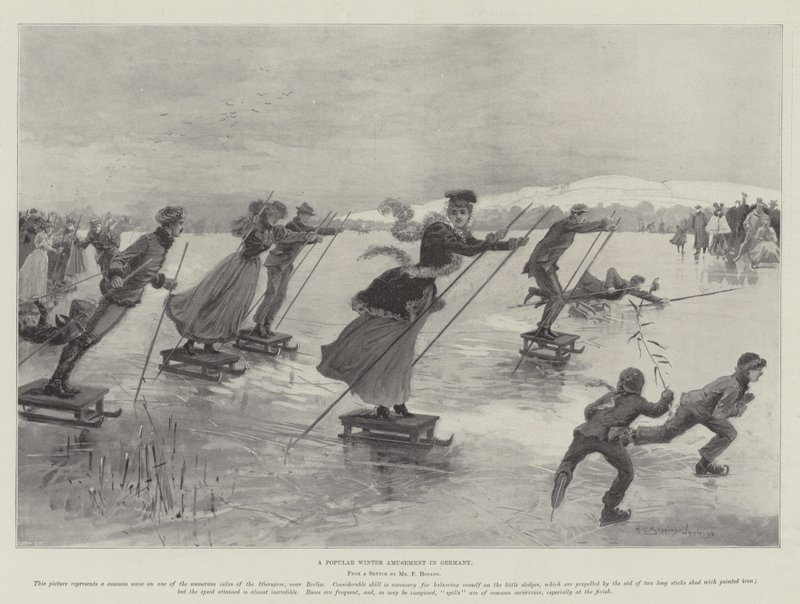 Un divertimento invernale popolare in Germania da Henry Charles Seppings Wright