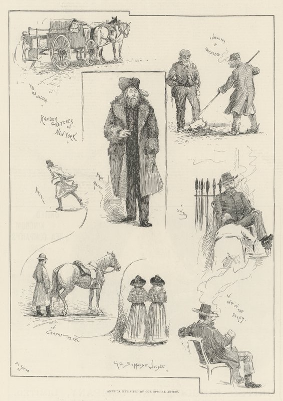 America rivisitata dal nostro artista speciale da Henry Charles Seppings Wright
