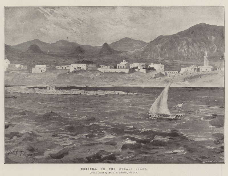 Berbera, sulla costa somala da Henry Charles Seppings Wright