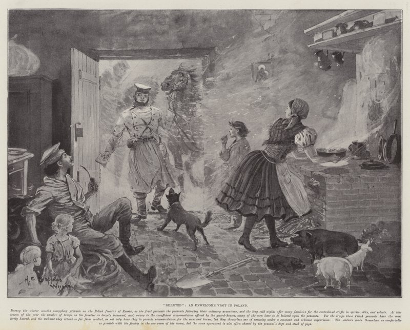 Alloggiati, una visita indesiderata in Polonia da Henry Charles Seppings Wright