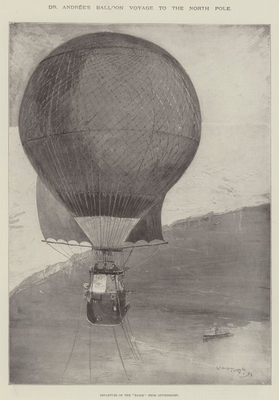 Il viaggio in mongolfiera del Dr. Andree al Polo Nord da Henry Charles Seppings Wright
