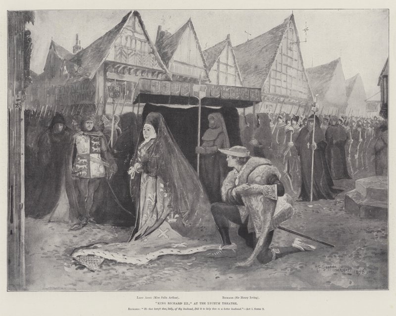 Re Riccardo III, al Lyceum Theatre da Henry Charles Seppings Wright