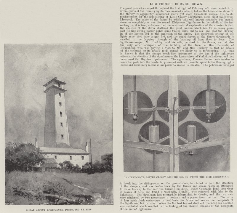 Faro bruciato da Henry Charles Seppings Wright