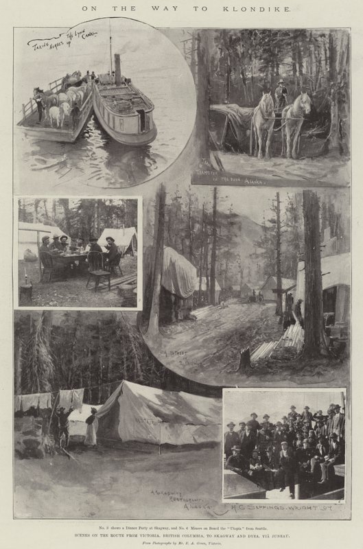 Sulla strada per Klondike da Henry Charles Seppings Wright