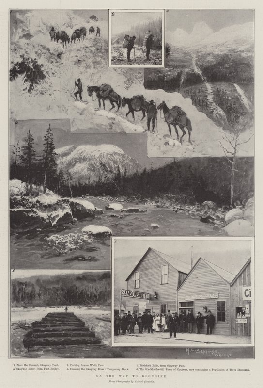 Sulla strada per Klondike da Henry Charles Seppings Wright