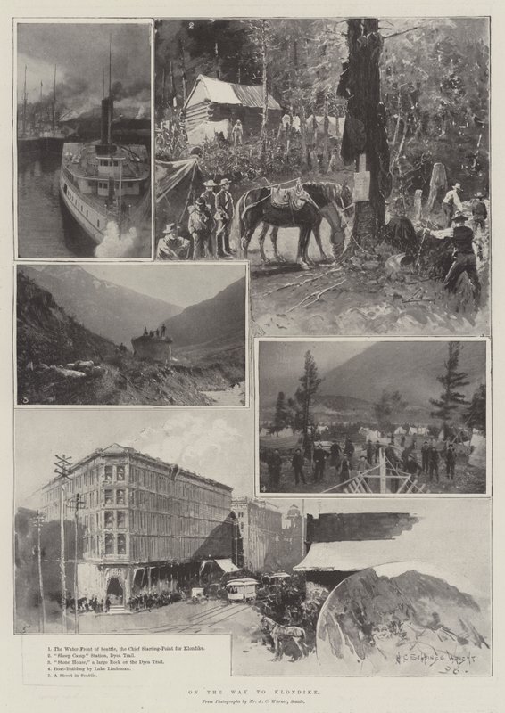 Sulla strada per Klondike da Henry Charles Seppings Wright