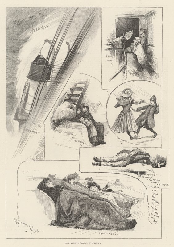 Il viaggio del nostro artista in America da Henry Charles Seppings Wright