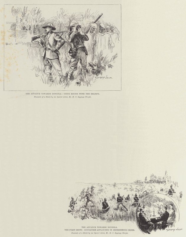 Schizzi della guerra mahdista da Henry Charles Seppings Wright