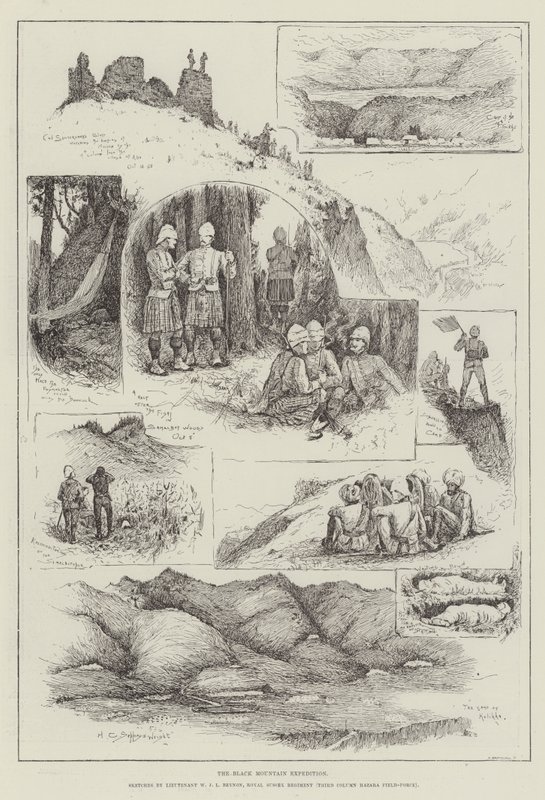 La spedizione della Montagna Nera da Henry Charles Seppings Wright