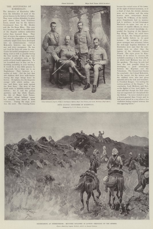 I difensori di Kimberley da Henry Charles Seppings Wright