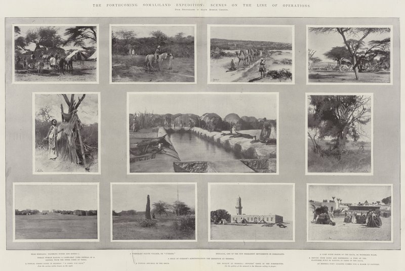 La prossima spedizione in Somaliland, scene sulla linea delle operazioni da Henry Charles Seppings Wright