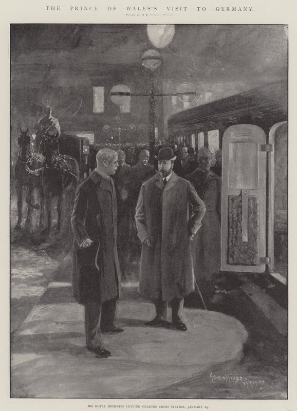 La visita del Principe di Galles in Germania da Henry Charles Seppings Wright