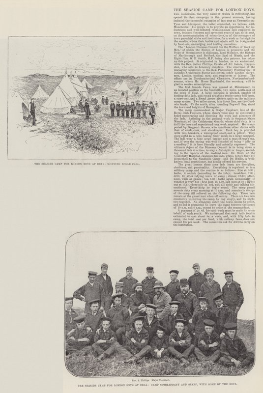 Il campo marino per ragazzi di Londra da Henry Charles Seppings Wright