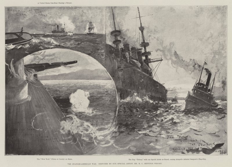 La guerra ispano-americana da Henry Charles Seppings Wright