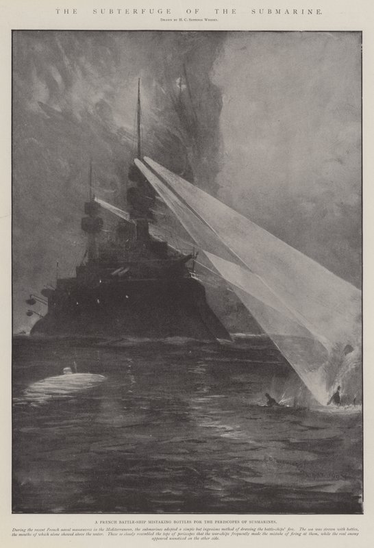 Il sotterfugio del sottomarino da Henry Charles Seppings Wright