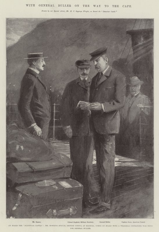 Con il Generale Buller sulla strada per il Capo da Henry Charles Seppings Wright