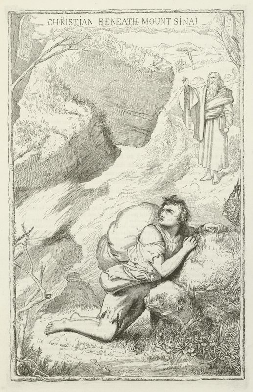 Illustrazione per Il progresso del pellegrino di John Bunyan da Henry Courtney Selous