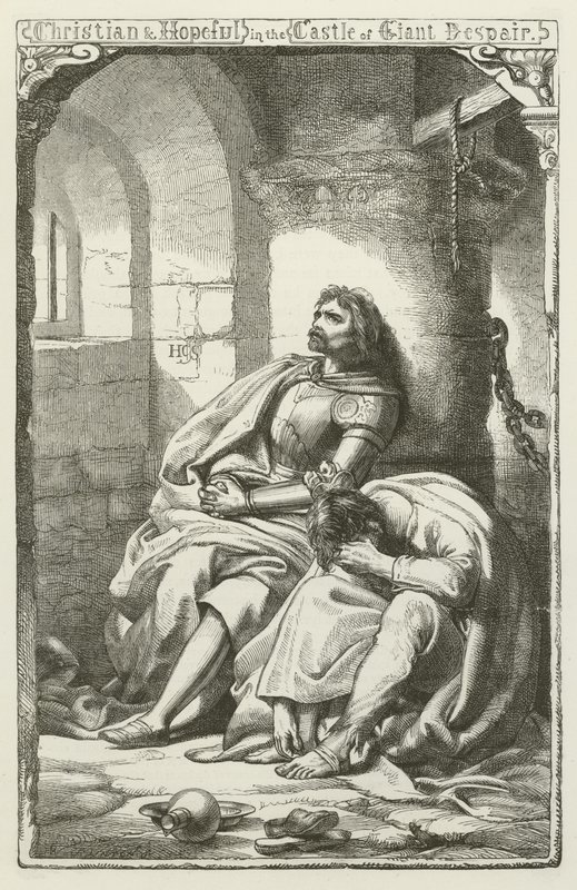 Illustrazione per Il Viaggio del Pellegrino di John Bunyan da Henry Courtney Selous