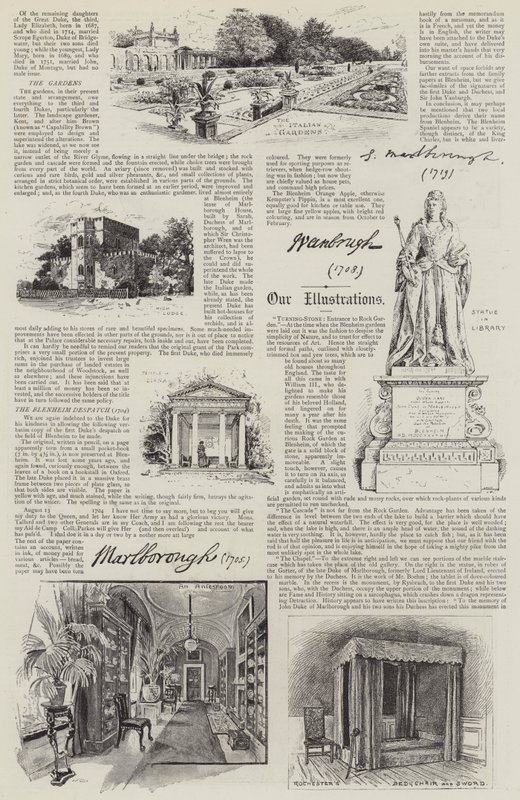 Blenheim Palace Illustrato da Henry Edward Tidmarsh