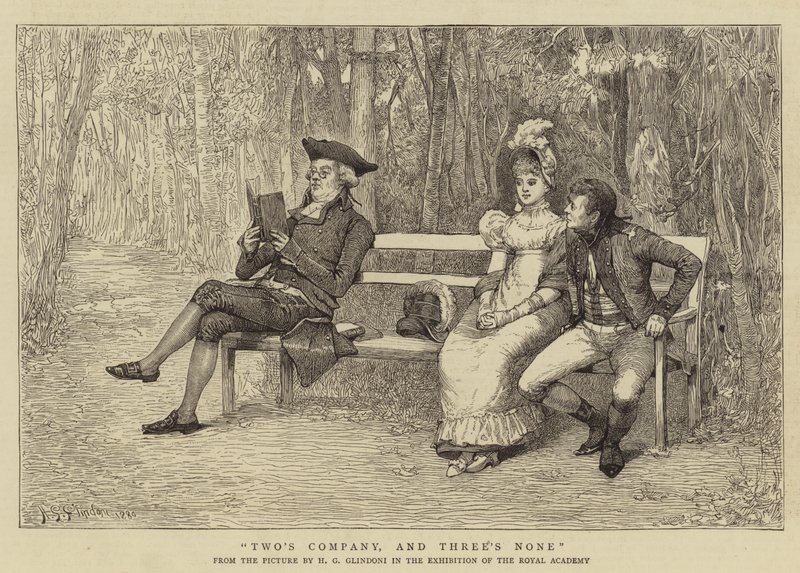 Due è compagnia, tre è folla da Henry Gillard Glindoni