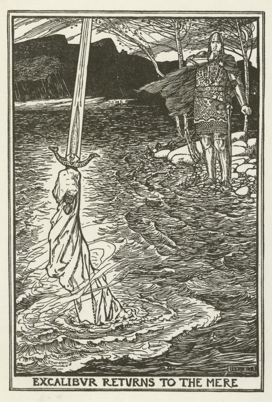 Excalibur ritorna al lago da Henry Justice Ford