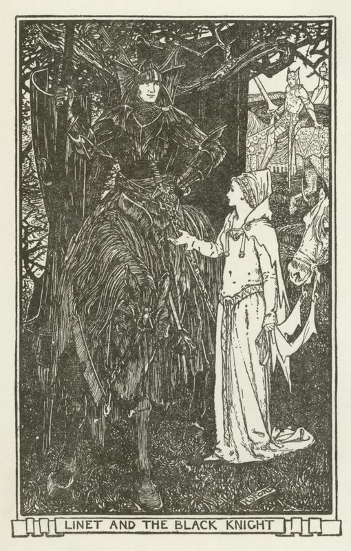 Linet e il Cavaliere Nero da Henry Justice Ford