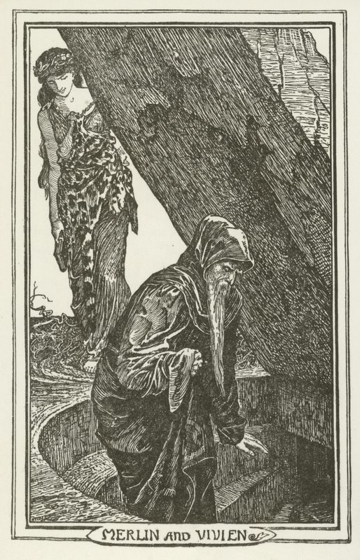 Merlino e Vivien da Henry Justice Ford