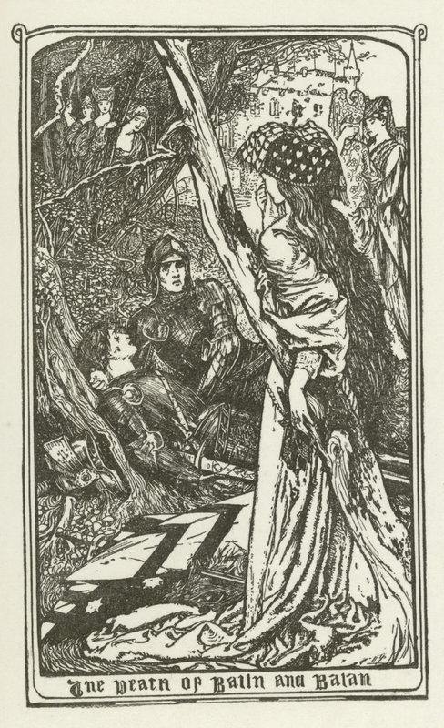 La morte di Balin e Balan da Henry Justice Ford
