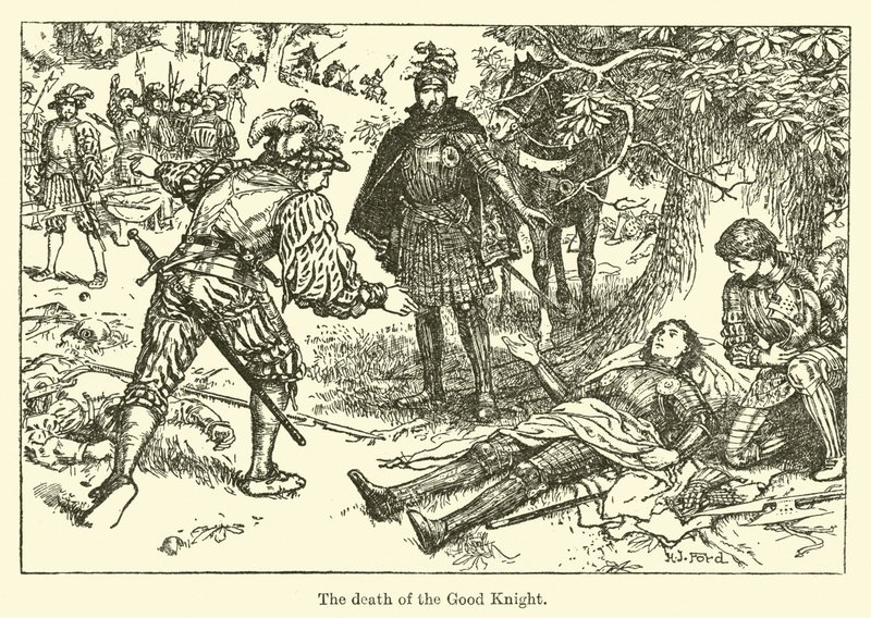 La morte del Buon Cavaliere da Henry Justice Ford