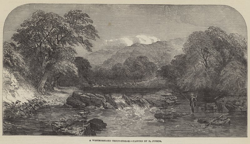 Un torrente di trote nel Westmoreland da Henry Jutsum
