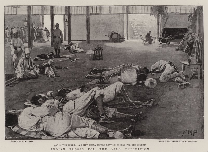 Truppe Indiane per la Spedizione del Nilo da Henry Marriott Paget