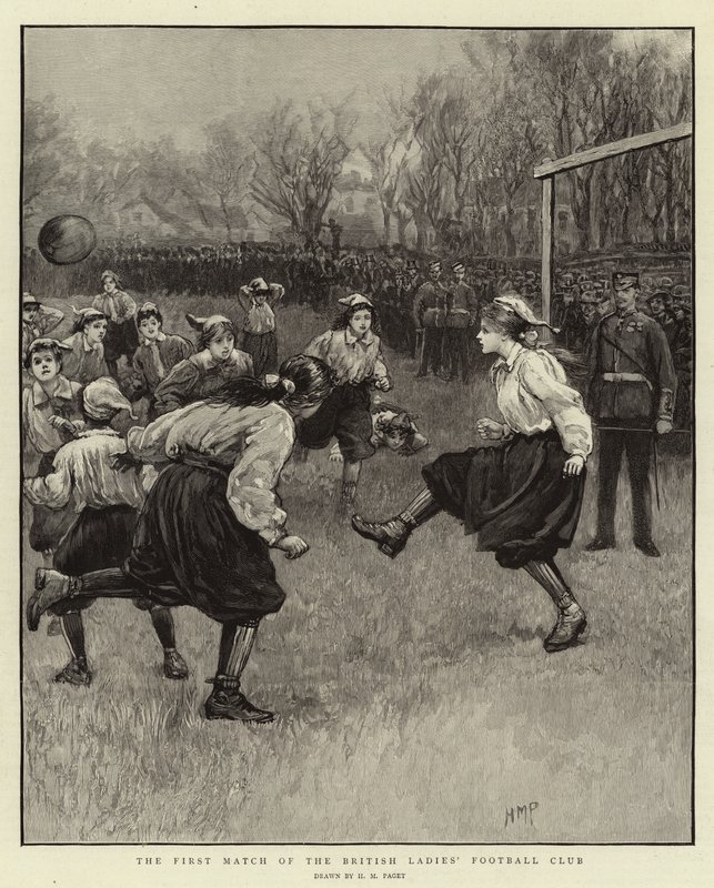 La prima partita del British Ladies