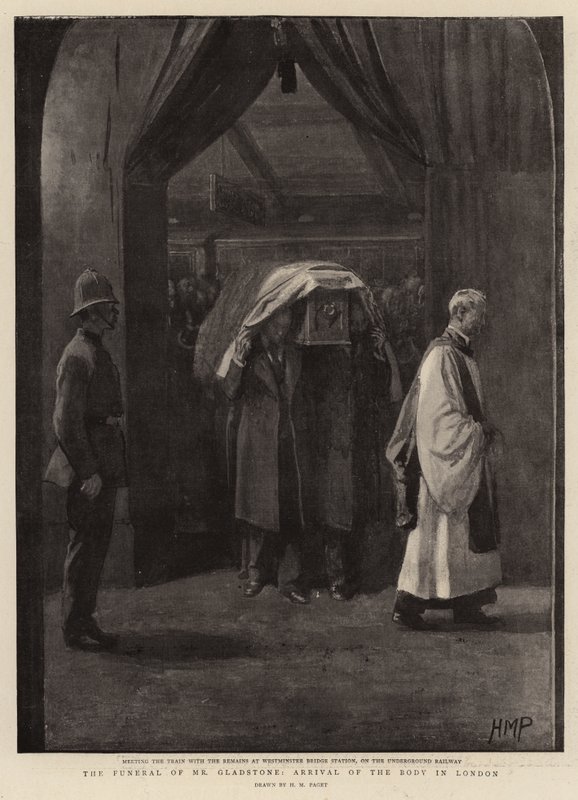 Il funerale di Mr. Gladstone, l