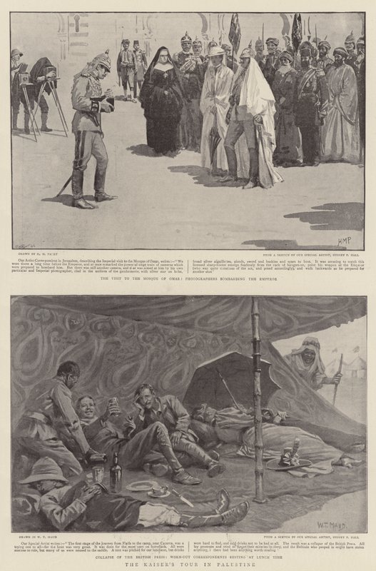 Il tour del Kaiser in Palestina da Henry Marriott Paget